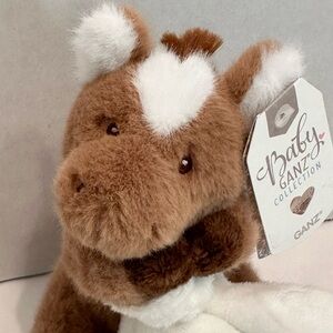 GANZ Cuddlesome Farm Animals Baby Collection Pony Lovey Security Blanket